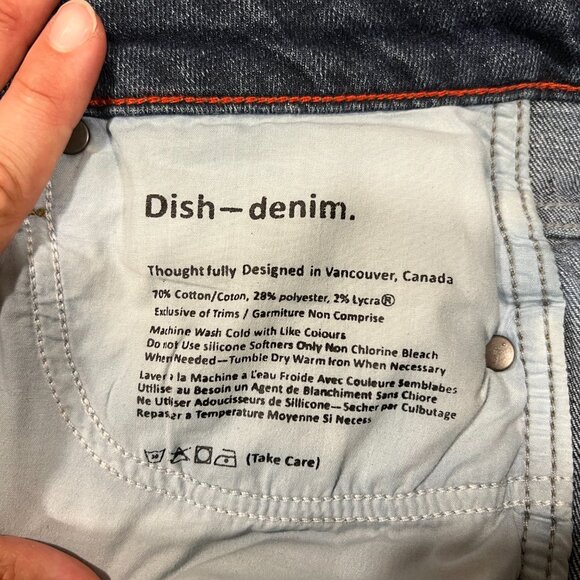 Dish Denim (Duer) Rigid Redux Straight & Narrow Jeans - Size 27, 32" Inseam - Picture 4 of 5